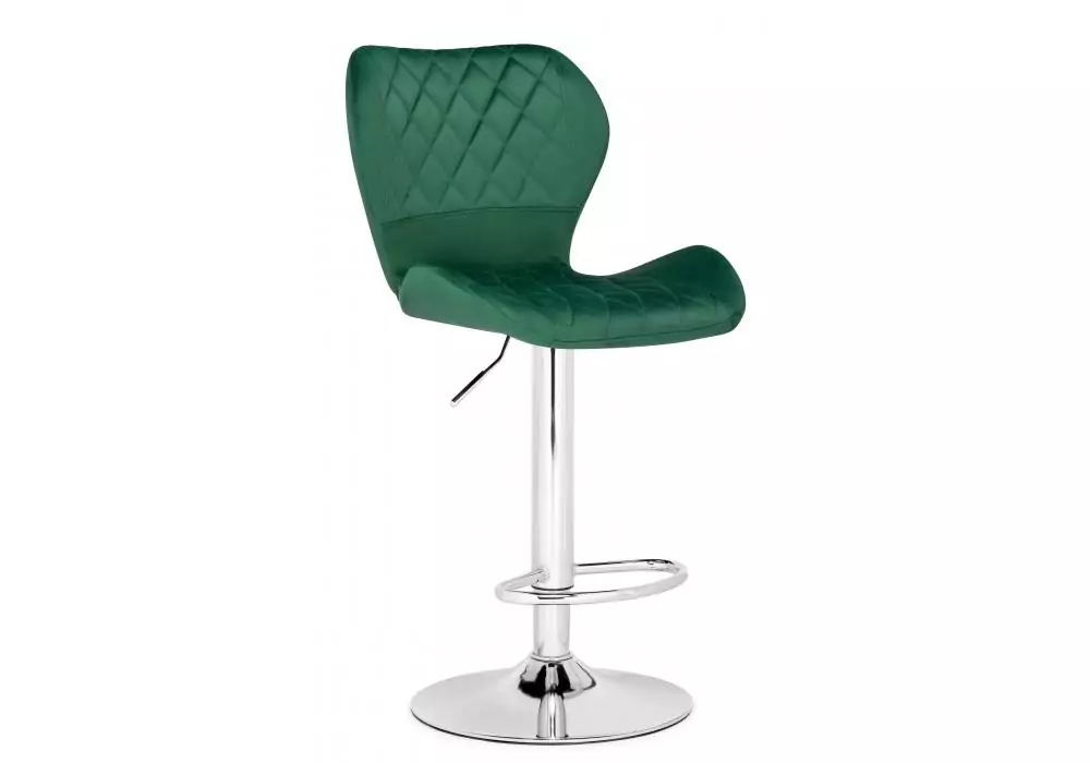 Барный стул Woodville Porch green / chrome – главное изображение продукта
