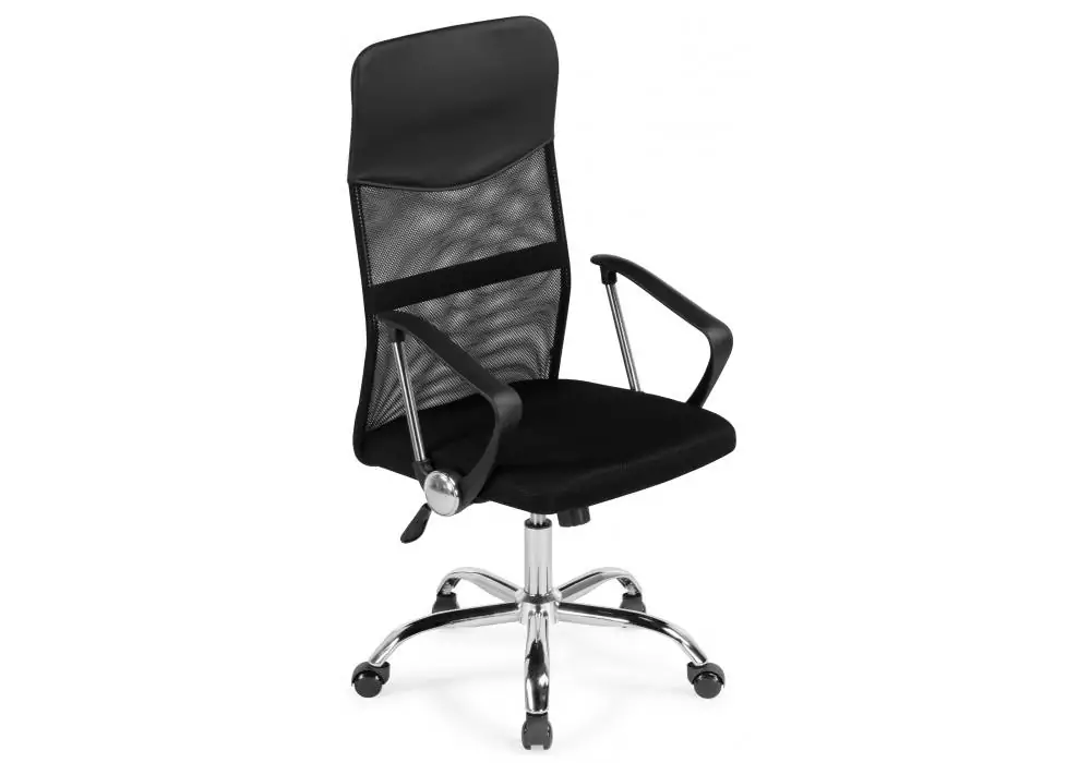 Компьютерное кресло Woodville Arano 1 black / chrome – дополнительное изображение продукта