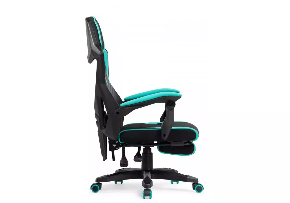 Компьютерное кресло Woodville Brun tiffany / black – дополнительное изображение продукта