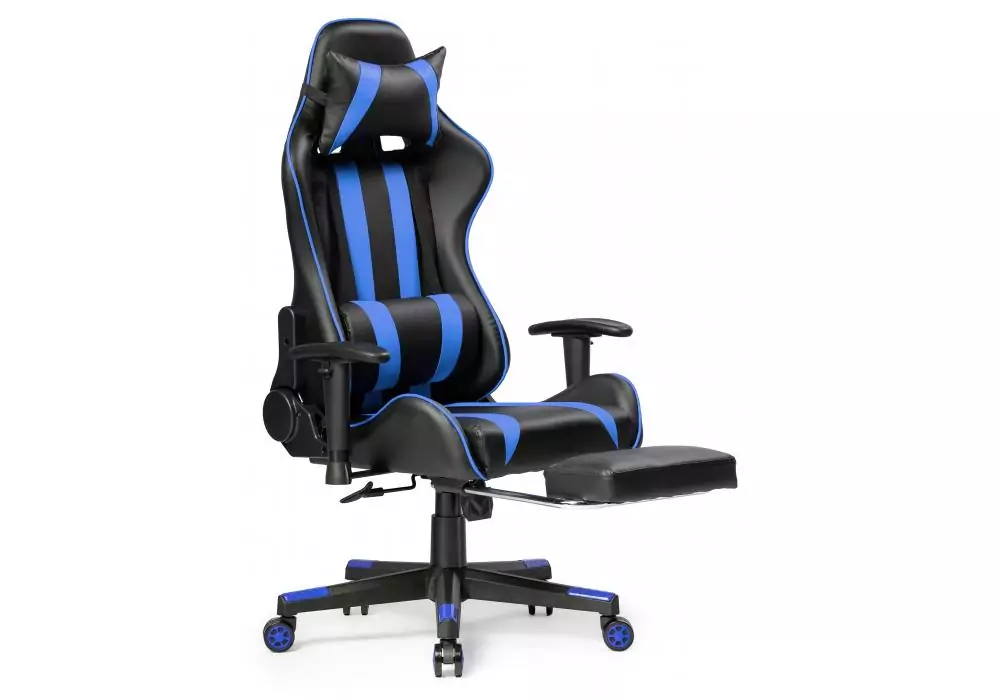 Офисное кресло Woodville Corvet black / blue – главное изображение продукта
