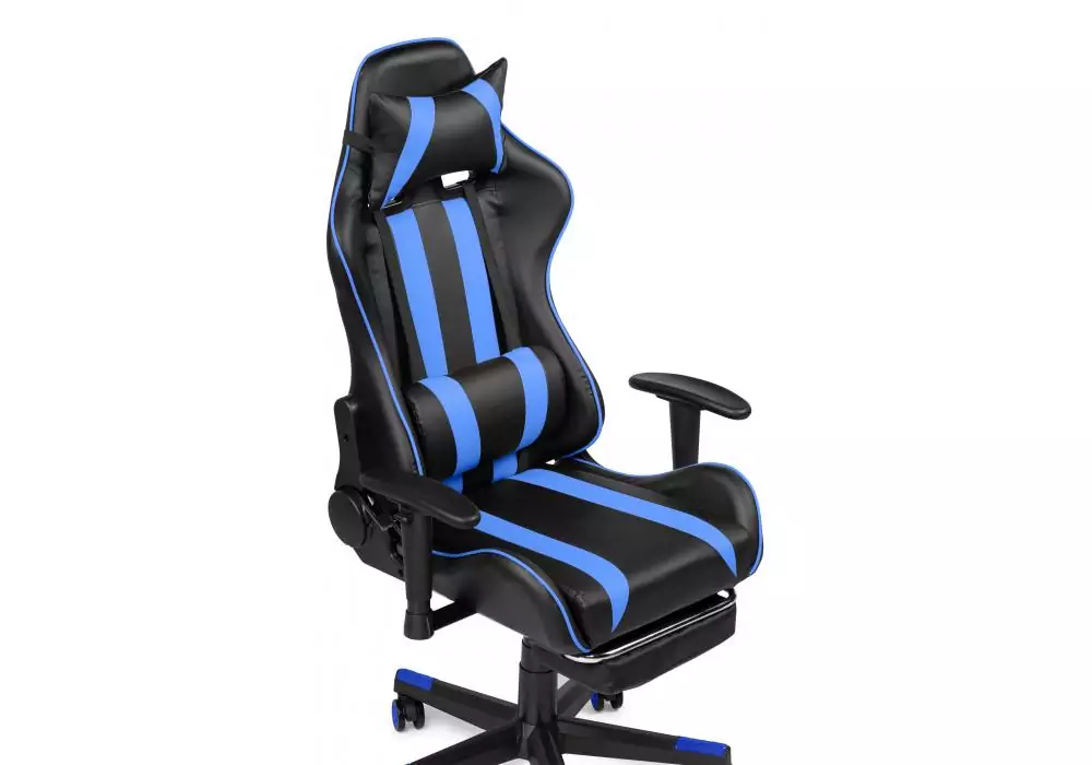 Офисное кресло Woodville Corvet black / blue – дополнительное изображение продукта