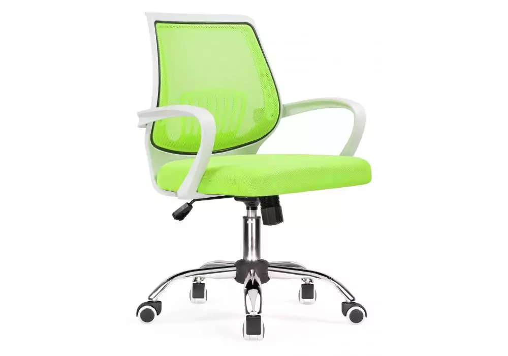 Компьютерное кресло Woodville Ergoplus green  / white – главное изображение продукта