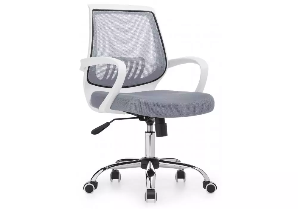 Компьютерное кресло Woodville Ergoplus light gray / white – купить в интернет-магазине Компьютерное кресло Woodville Ergoplus light gray / white – главное изображение продукта
