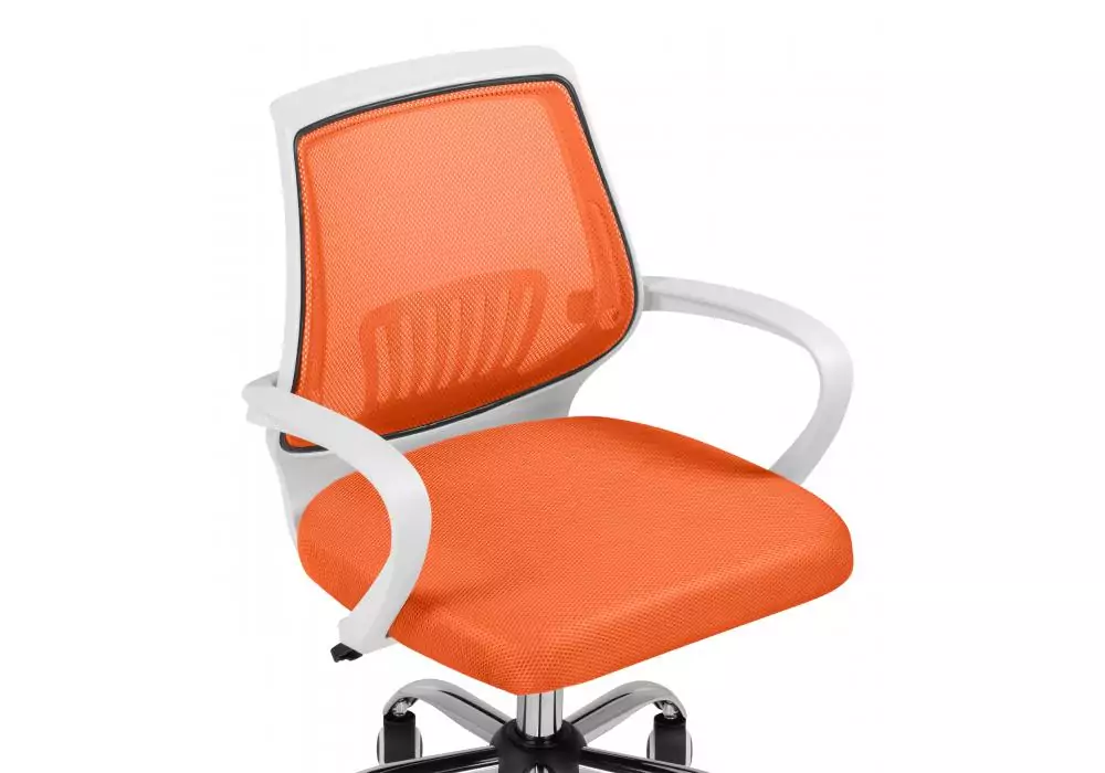 Компьютерное кресло Woodville Ergoplus orange  / white – дополнительное изображение продукта