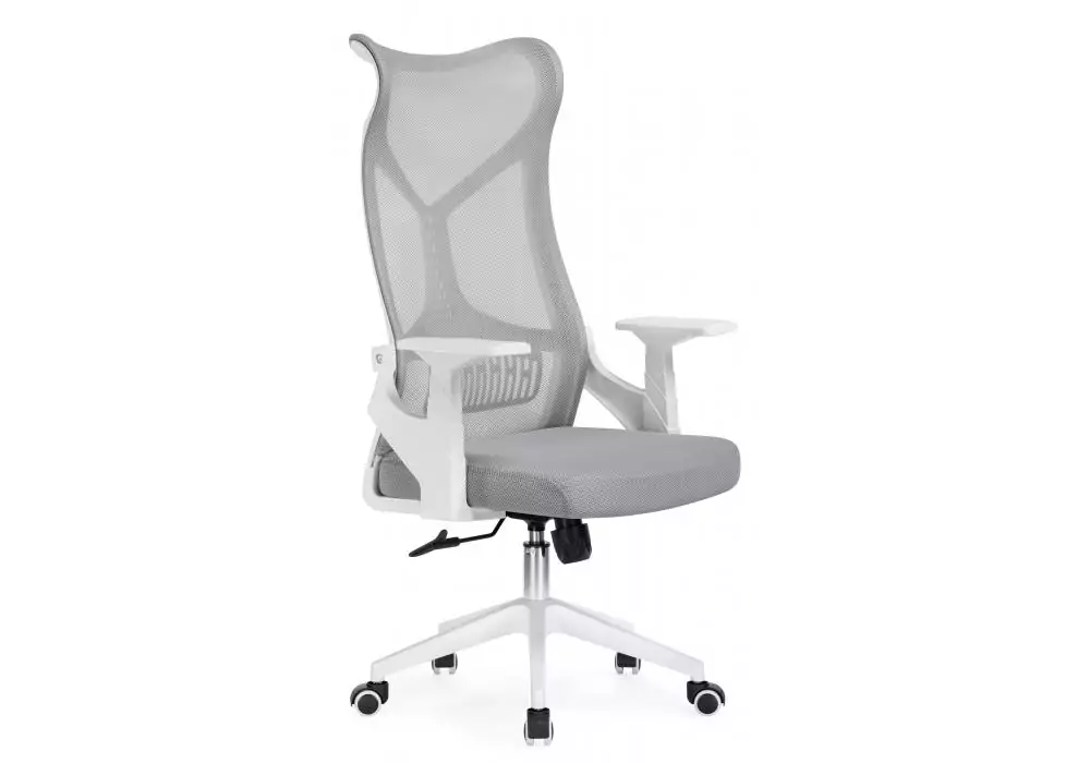 Компьютерное кресло Woodville Klif gray / white – главное изображение продукта