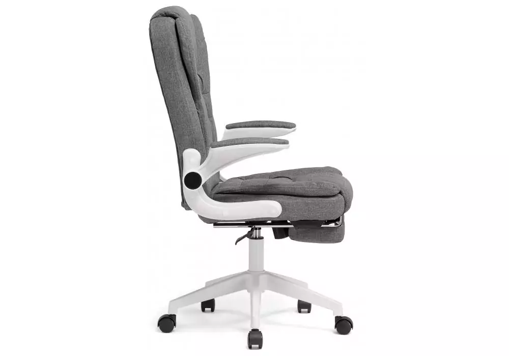 Компьютерное кресло Woodville Mitis gray / white – дополнительное изображение продукта