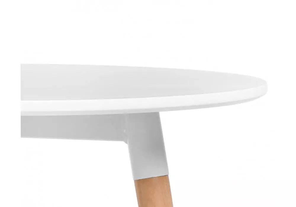 Стол деревянный Woodville Lorini 60 white / wood – дополнительное изображение продукта