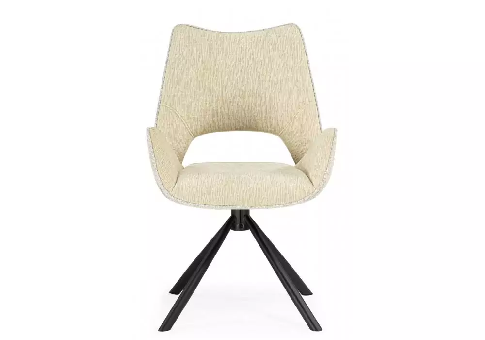 Стул на металлокаркасе Woodville Balaton 360 крутящийся beige / black – дополнительное изображение продукта