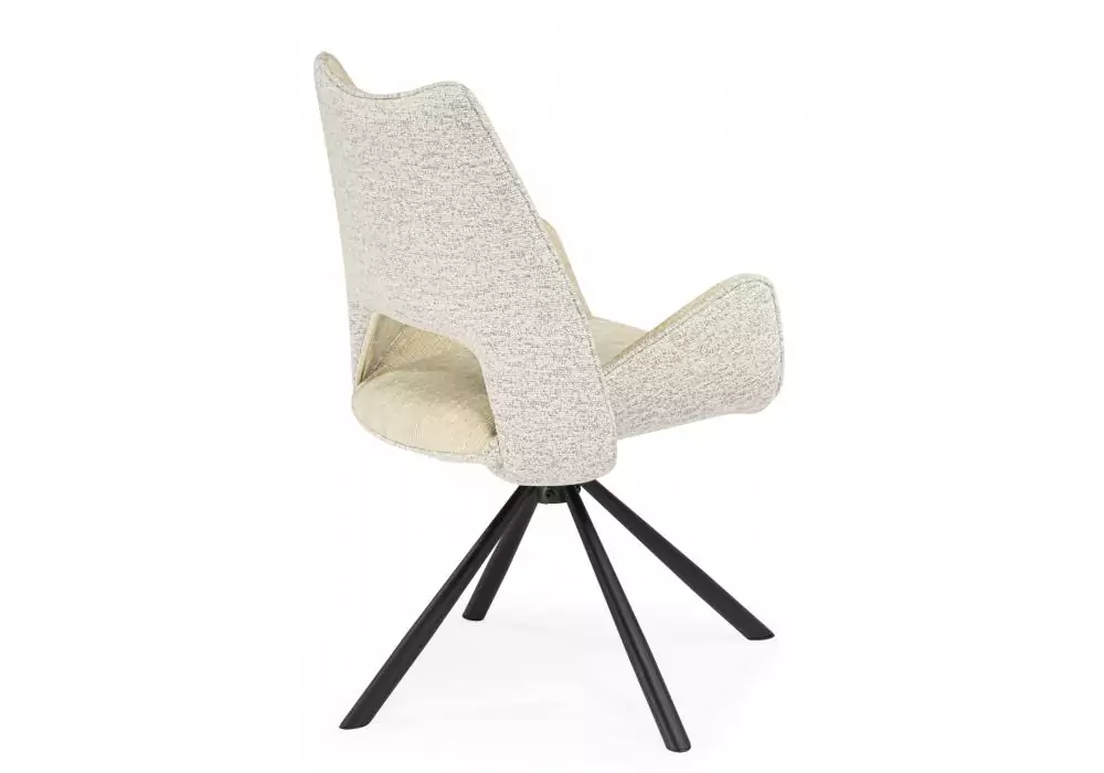 Стул на металлокаркасе Woodville Balaton 360 крутящийся beige / black – дополнительное изображение продукта