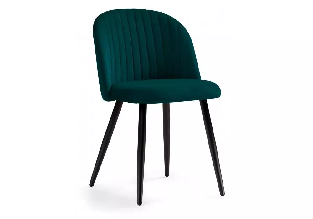 Стул на металлокаркасе Woodville Gabi 1 green / black – главное изображение продукта
