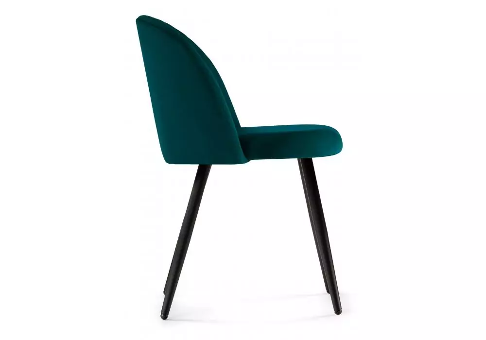 Стул на металлокаркасе Woodville Gabi 1 green / black – дополнительное изображение продукта