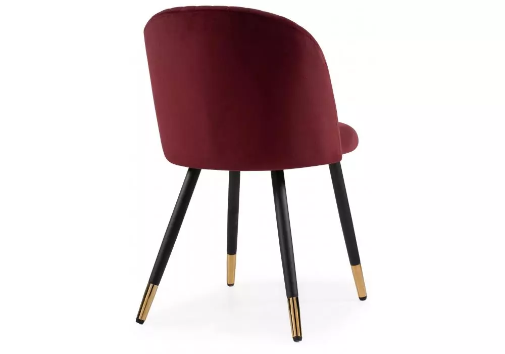 Стул на металлокаркасе Woodville Gabi wine red / black – дополнительное изображение продукта