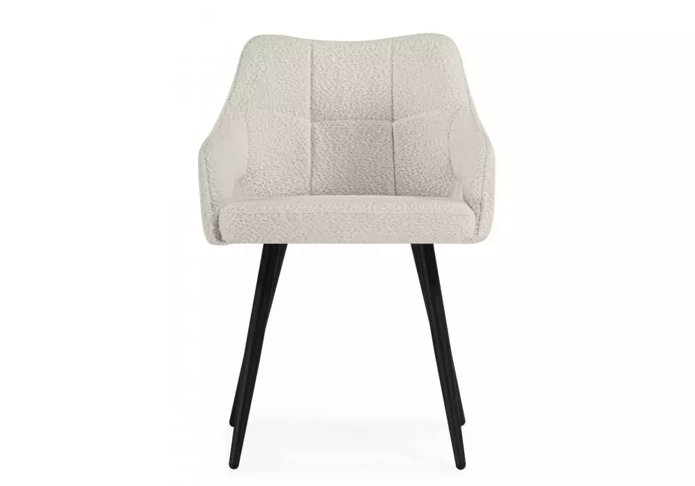 Стул на металлокаркасе Woodville Hera beige / black – дополнительное изображение продукта