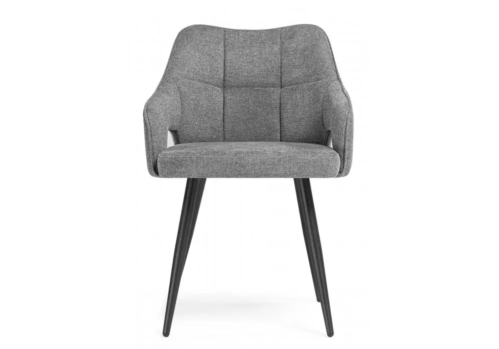 Стул на металлокаркасе Woodville Hera dark gray / black – дополнительное изображение продукта