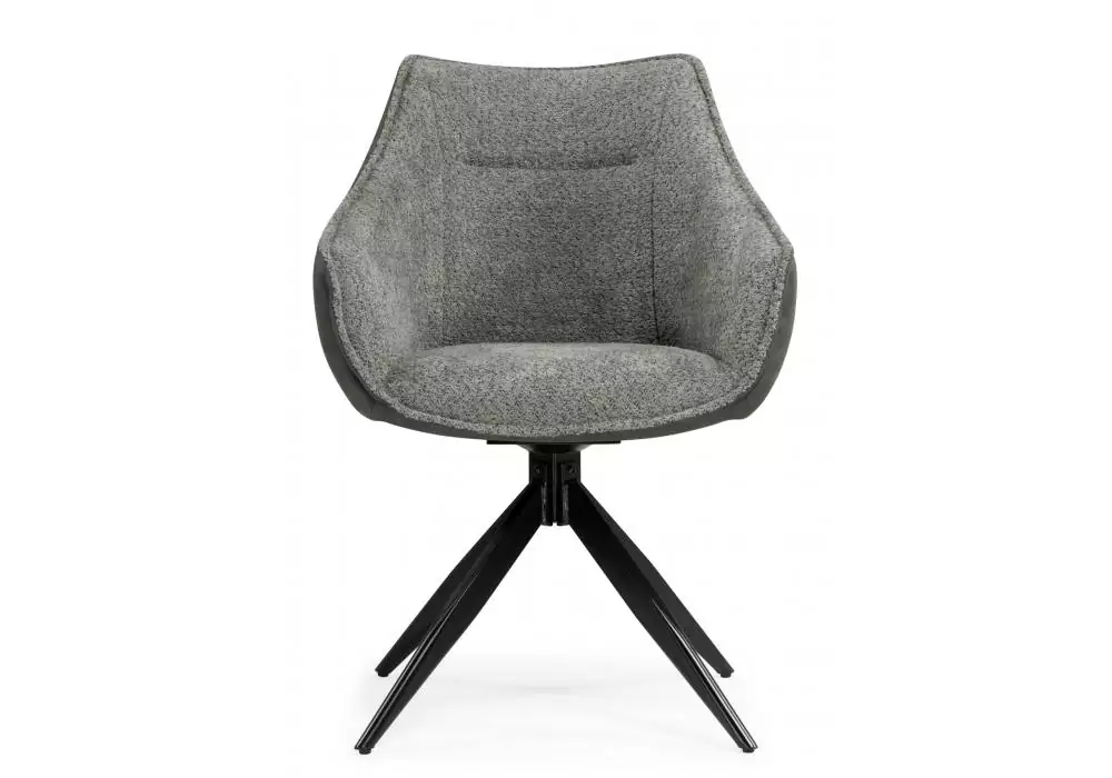 Стул на металлокаркасе Woodville Kansas gray / graphite gray / black – дополнительное изображение продукта