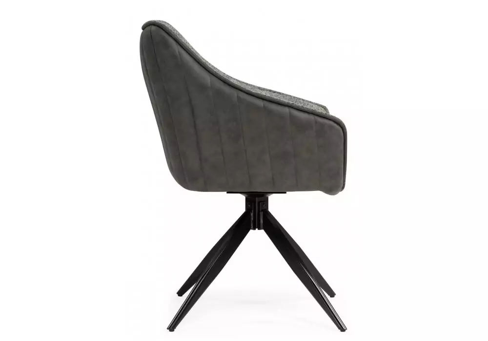 Стул на металлокаркасе Woodville Kansas gray / graphite gray / black – дополнительное изображение продукта
