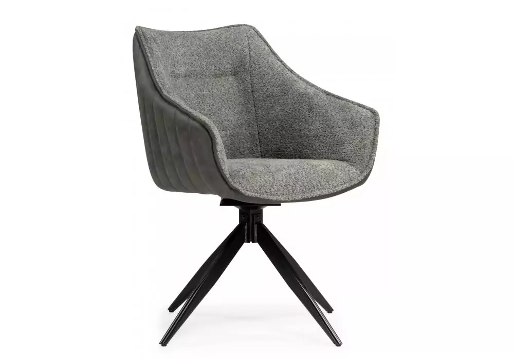 Стул на металлокаркасе Woodville Kansas gray / graphite gray / black – дополнительное изображение продукта