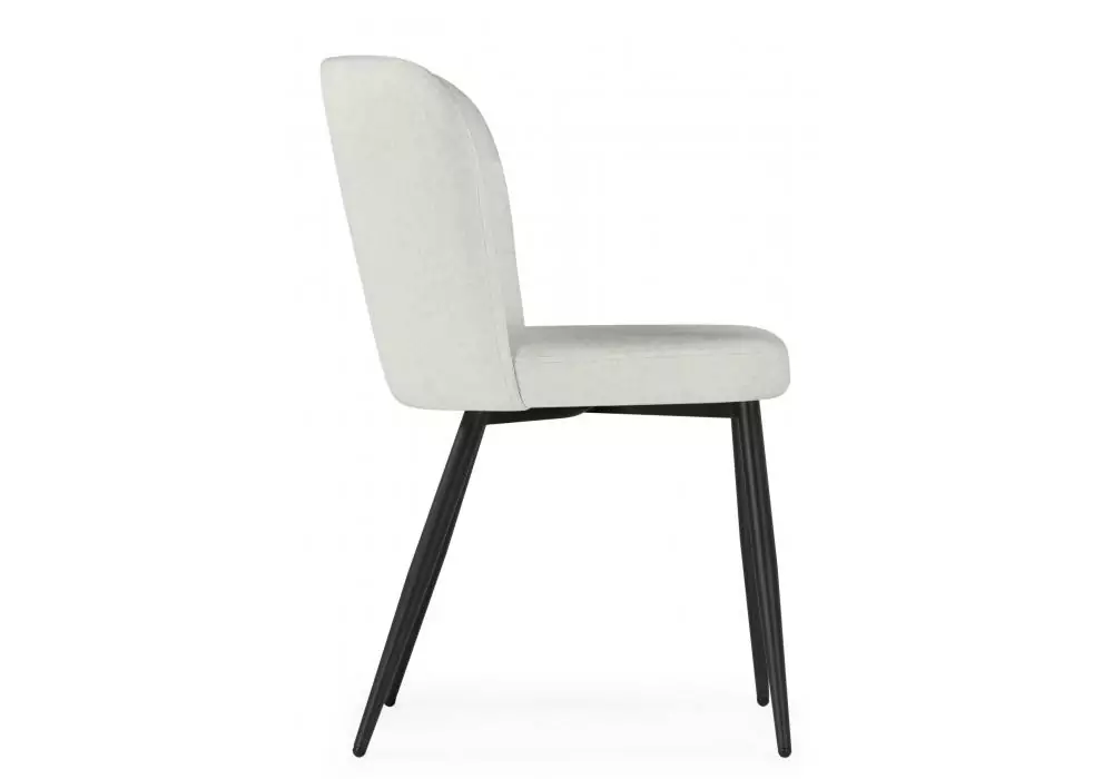 Стул на металлокаркасе Woodville Kilian light beige / black – дополнительное изображение продукта