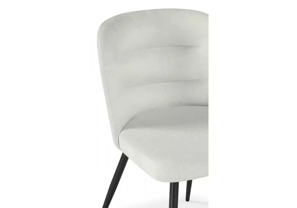 Стул на металлокаркасе Woodville Kilian light beige / black – дополнительное изображение продукта