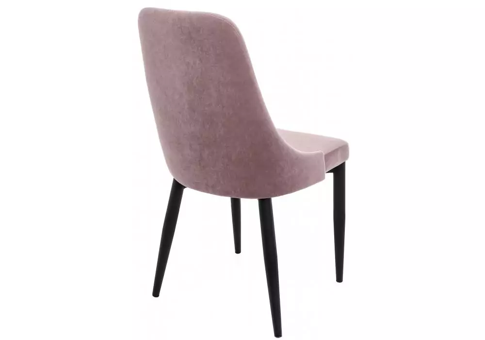 Стул на металлокаркасе Woodville Kora light purple / black – дополнительное изображение продукта