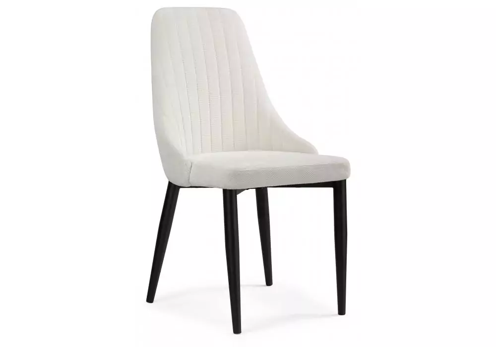 Стул на металлокаркасе Woodville Kora white / black – купить в интернет-магазине Стул на металлокаркасе Woodville Kora white / black – главное изображение продукта