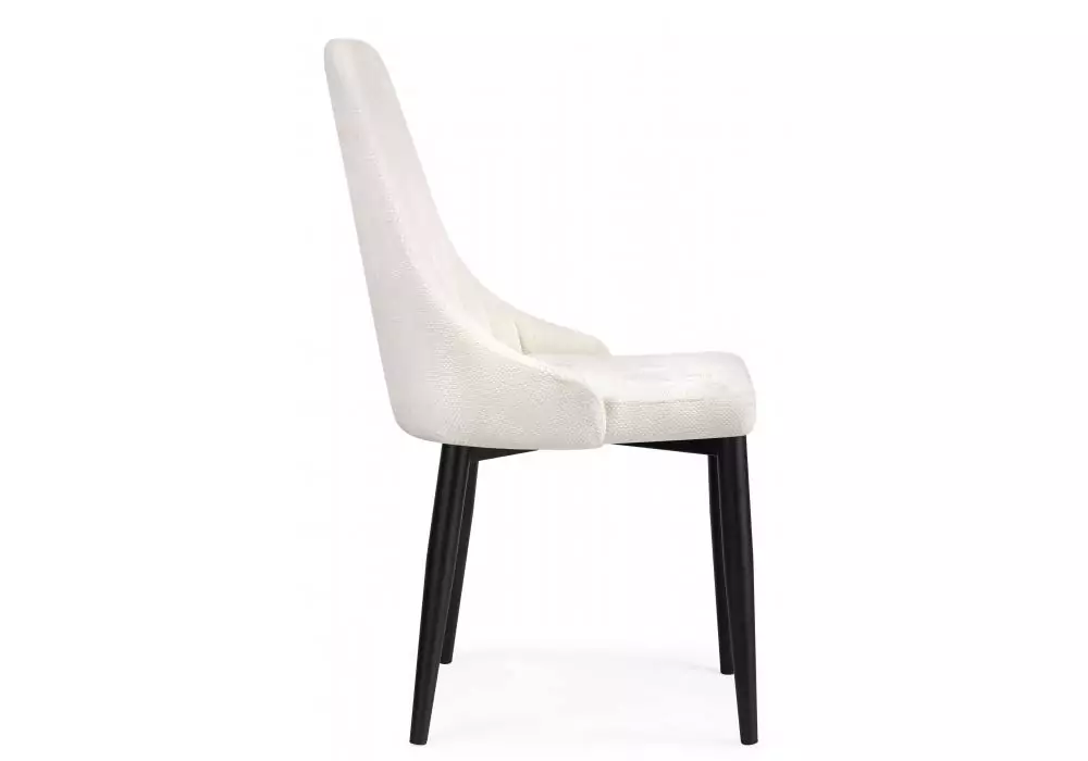Стул на металлокаркасе Woodville Kora white / black – дополнительное изображение продукта