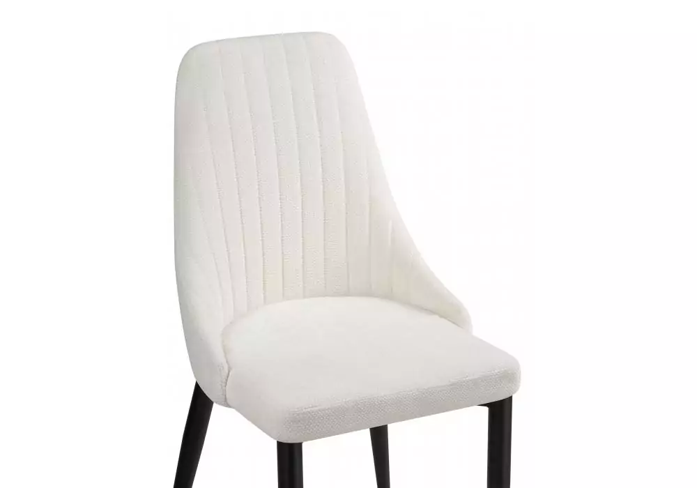 Стул на металлокаркасе Woodville Kora white / black – дополнительное изображение продукта
