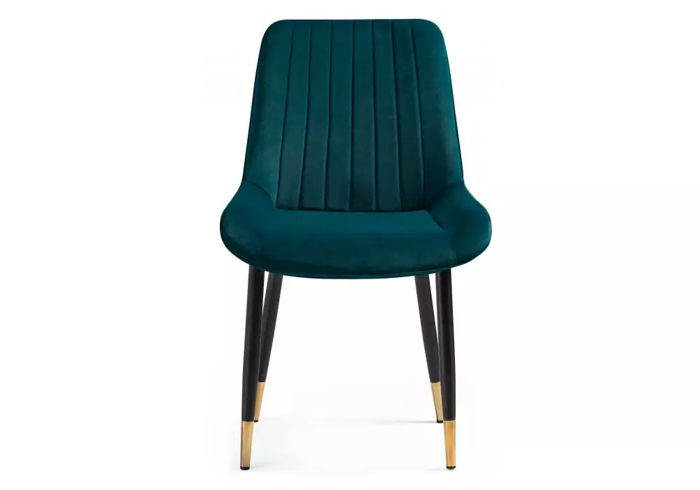 Стул на металлокаркасе Woodville Seda-1 green / gold / black – дополнительное изображение продукта