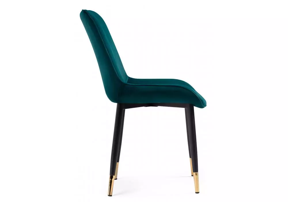 Стул на металлокаркасе Woodville Seda-1 green / gold / black – дополнительное изображение продукта