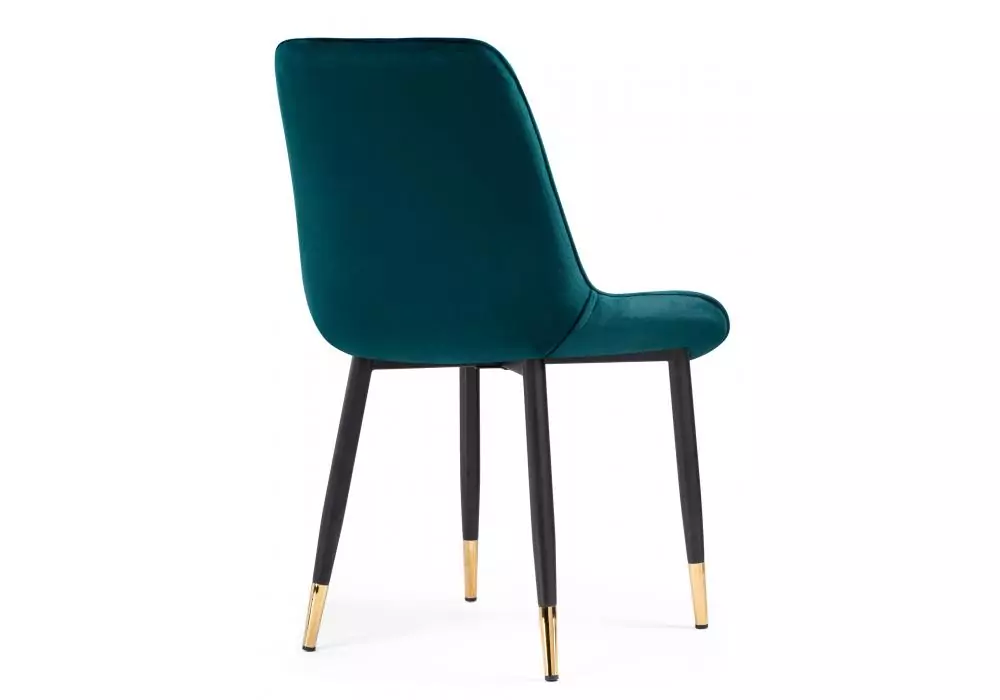Стул на металлокаркасе Woodville Seda-1 green / gold / black – дополнительное изображение продукта
